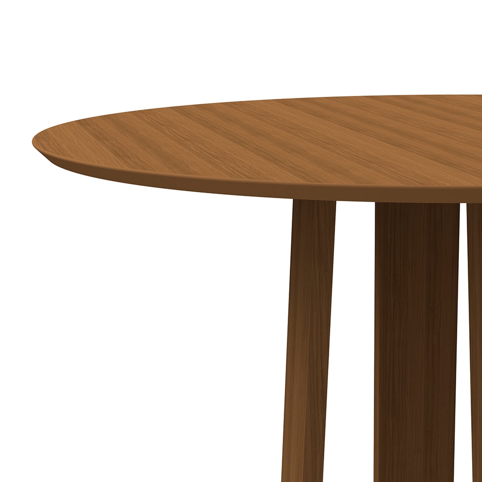 Mesa de Jantar Redonda Isabela Imbuia 100 cm