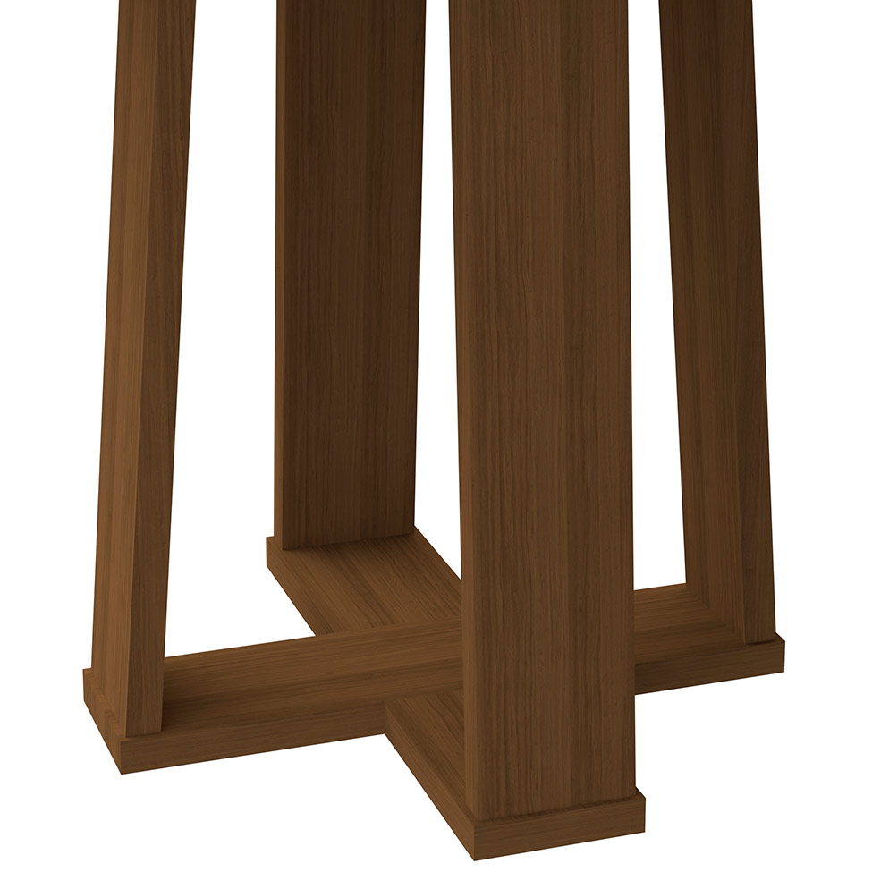 Mesa de Jantar Redonda Isabela Imbuia 100 cm