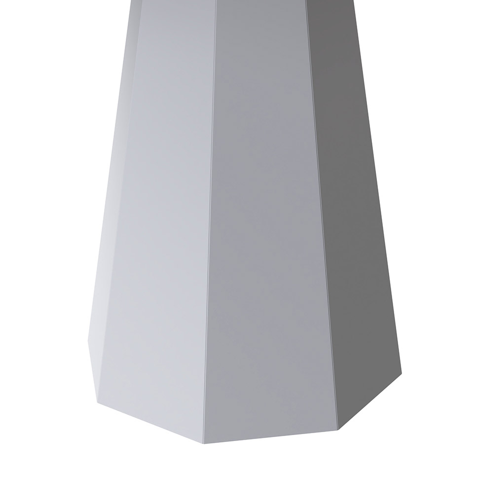 Mesa de Jantar Redonda Isis Imbuia e Off White 100 cm