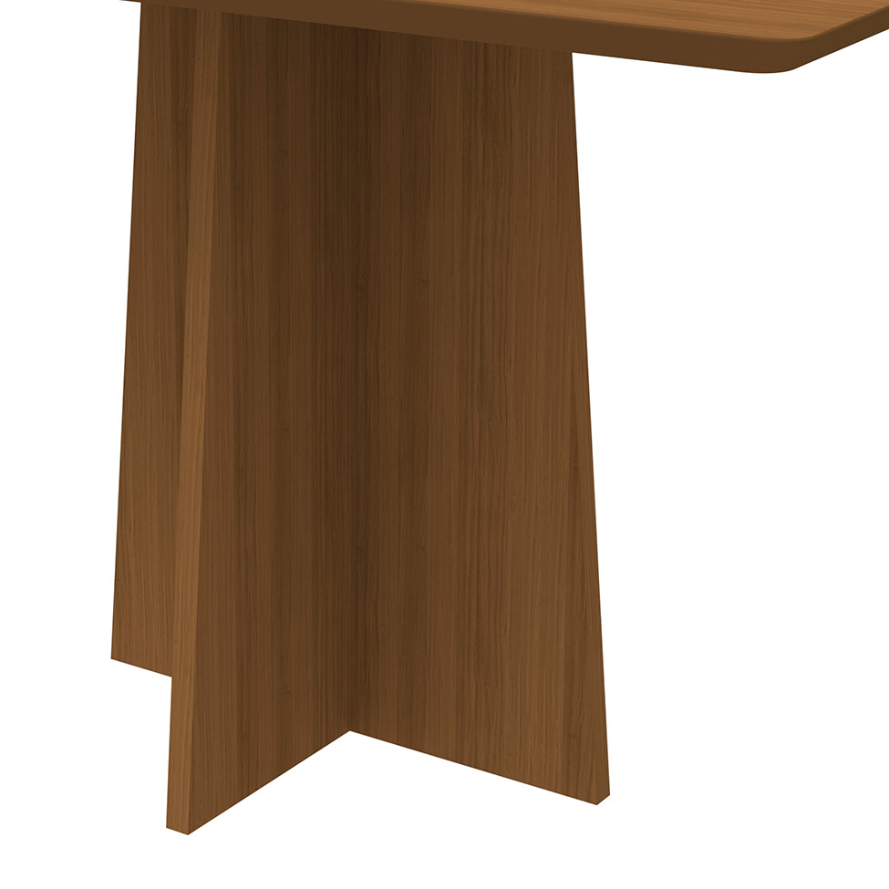 Mesa de Jantar Retangular Anitta Imbuia 120 cm