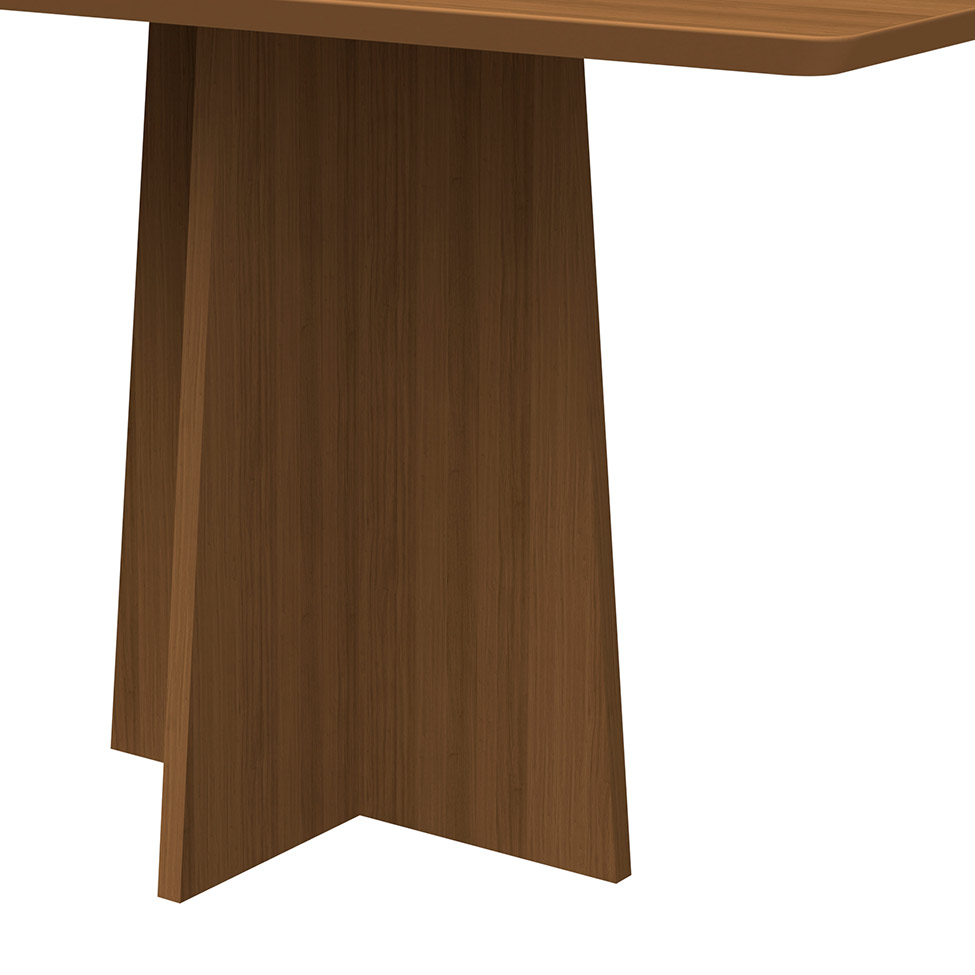 Mesa de Jantar Retangular Anitta Imbuia 135 cm