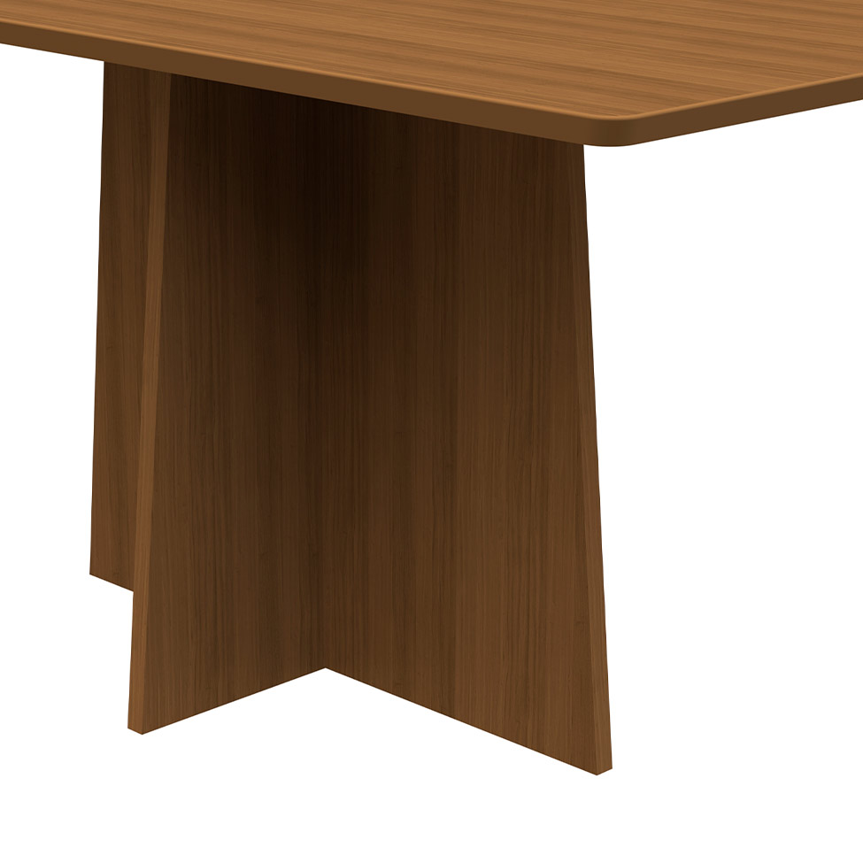 Mesa de Jantar Retangular Anitta Imbuia 160 cm