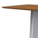 Mesa de Jantar Retangular Anitta Imbuia e Off White 135 cm