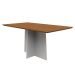 Mesa de Jantar Retangular Anitta Imbuia e Off White 160 cm