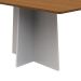 Mesa de Jantar Retangular Anitta Imbuia e Off White 160 cm