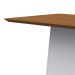 Mesa de Jantar Retangular Bárbara Imbuia e Off White 120 cm
