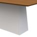 Mesa de Jantar Retangular Bárbara Imbuia e Off White 160 cm