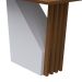 Mesa de Jantar Retangular Veneza Imbuia e Off White 120 cm