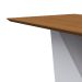 Mesa de Jantar Retangular Veneza Imbuia e Off White 160 cm