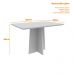 Mesa para Sala de Jantar Tampo com Vidro 1,20X0,80 Mts Imbuia/Preto Anitta New Ceval