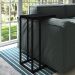 [OUTLET] Mesa Lateral Retangular Elena Wood Preta