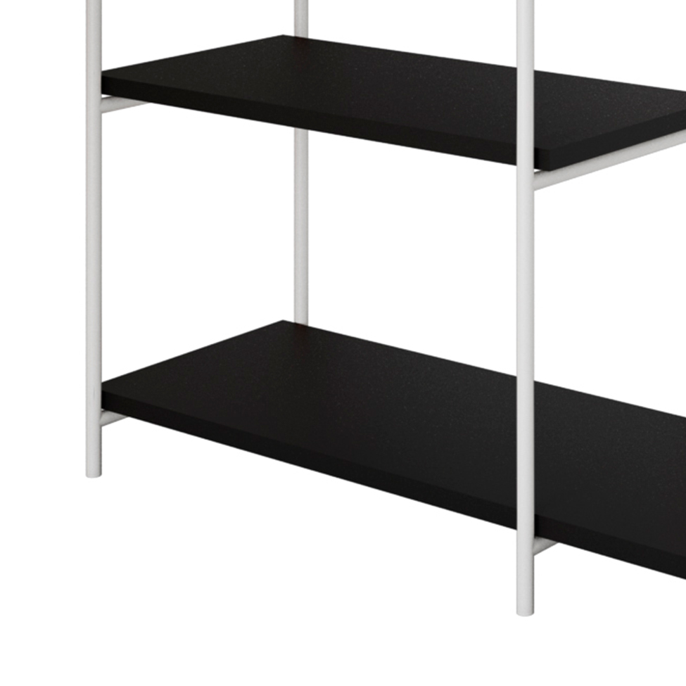 Aparador Artesania Branco e Preto 120 cm