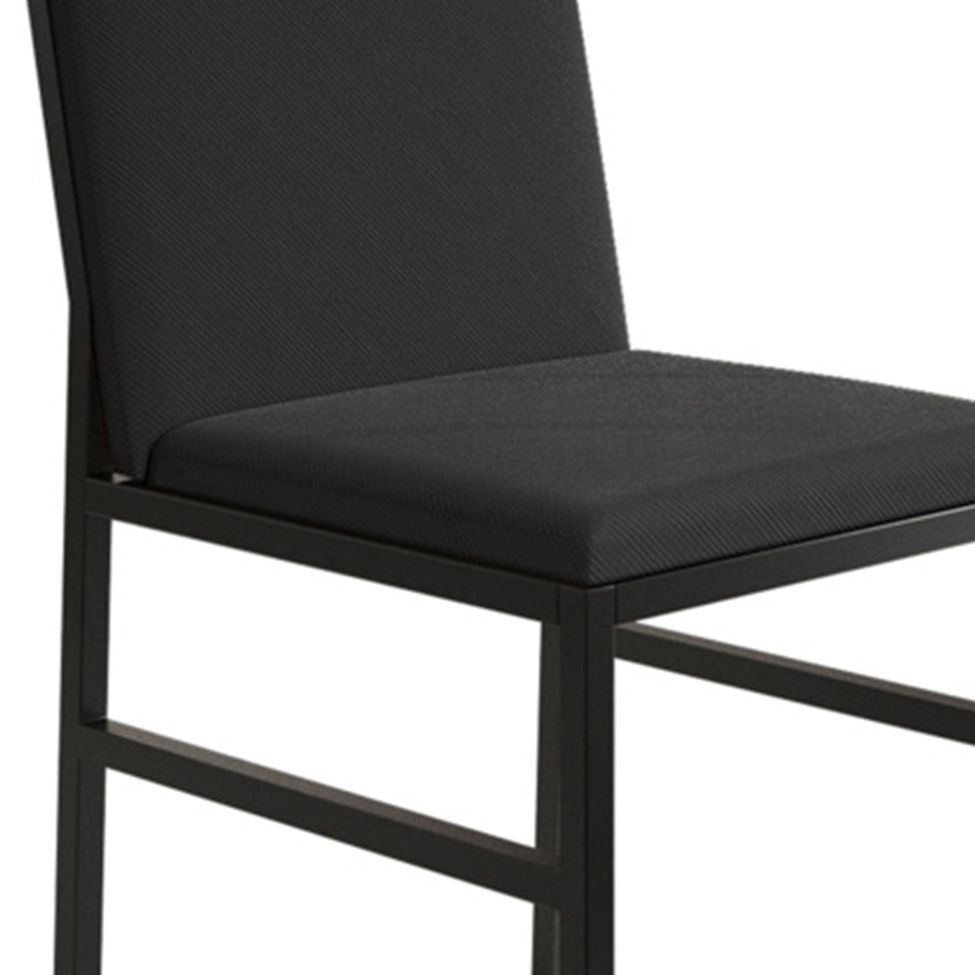 Cadeira Mônaco Premium Veludo Preta