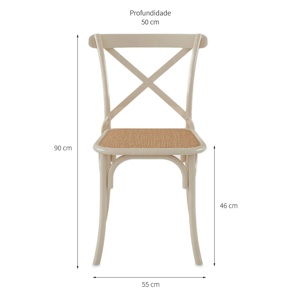 Cadeira de Jantar Katrina Off White