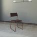 Conjunto com 2 Cadeiras Angra Marrom e Cobre