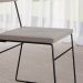 Conjunto com 2 Cadeiras Málaga Veludo Bege e Preto