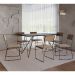 Conjunto com 2 Cadeiras Málaga Veludo Marrom e Preto
