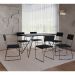 Conjunto com 2 Cadeiras Málaga Veludo Preto