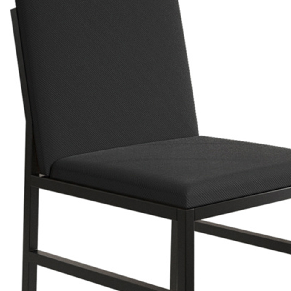 Conjunto com 2 Cadeiras Mônaco Premium Veludo Preto