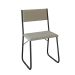 Conjunto de Mesa de Jantar com 4 Cadeiras Angra Suede Bege e Preto 120 cm
