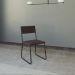 Conjunto de Mesa de Jantar com 4 Cadeiras Angra Suede Marrom e Preto 120 cm
