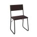 Conjunto de Mesa de Jantar com 4 Cadeiras Angra Suede Marrom e Preto 137 cm