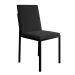 Conjunto de Mesa de Jantar com 4 Cadeiras Mônaco Veludo Preto