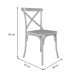 Conjunto de Mesa de Jantar com 4 Cadeiras e Tampo de Madeira Katrina Azul Turquesa
