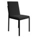 Conjunto de Mesa de Jantar com Tampo Branco e 4 Cadeiras Mônaco Veludo Preto
