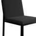 Conjunto de Mesa de Jantar com Tampo Branco e 4 Cadeiras Mônaco Veludo Preto