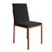 Conjunto de Mesa de Jantar com Tampo Branco e 4 Cadeiras Mônaco Veludo Preto e Cobre