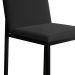 Conjunto de Mesa de Jantar com Tampo Imbuia e 4 Cadeiras Mônaco Veludo Preto