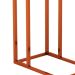 Mesa Lateral Retangular Elena Wood Cobre e Marrom