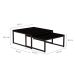 Mesa de Centro Quadrada Catarina Wood Preta