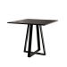 Mesa de Jantar Quadrada Mônaco Preta 90 cm