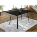 Mesa de Jantar Retangular Paraty Preta 120 cm