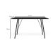 Mesa de Jantar Retangular Paraty Preta 120 cm