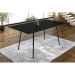 Mesa de Jantar Retangular Paraty Preta 150 cm