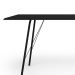 Mesa de Jantar Retangular Paraty Preta 150 cm