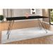 Mesa de Jantar Retangular Trama Preta 140 cm