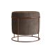 Puff Madrid Cobre e Marrom