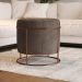 Puff Madrid Cobre e Marrom
