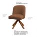 Cadeira De Jantar Cléo Base Giromad Linho Terracota - Nexta Casa