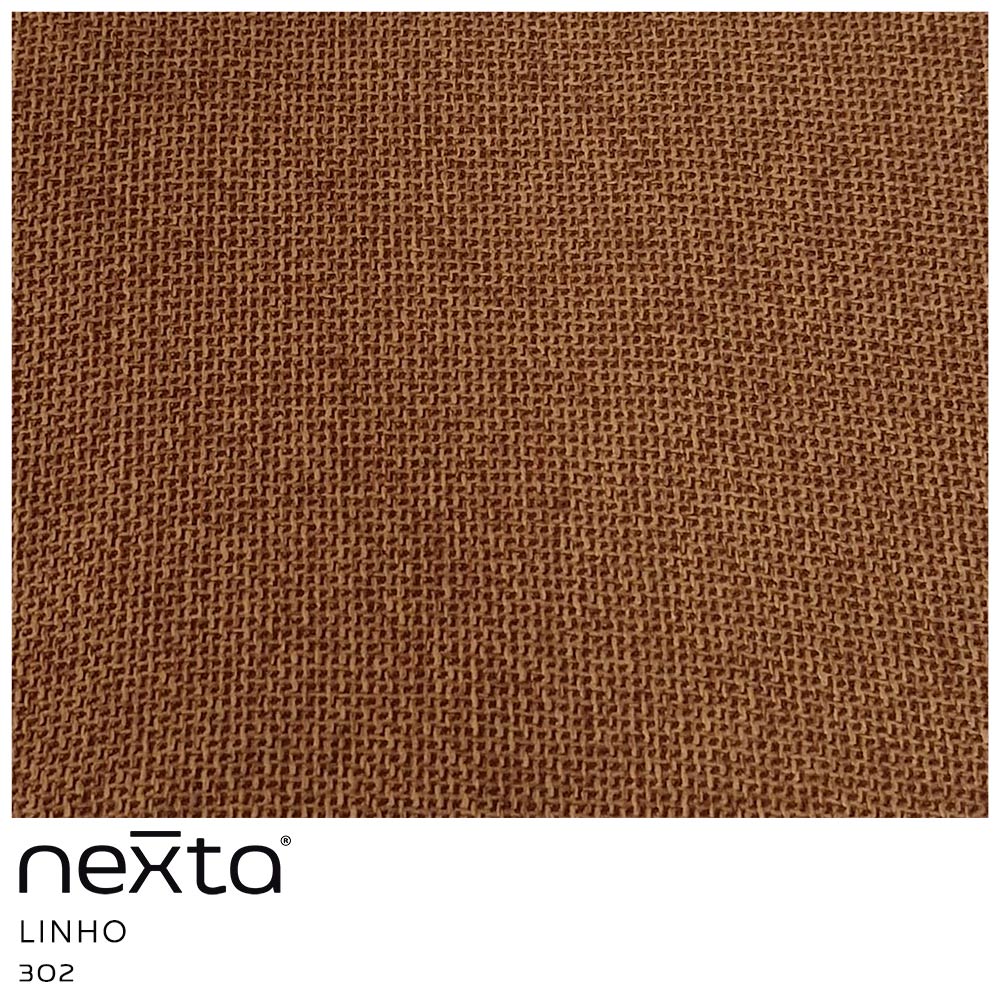 Cadeira De Jantar Cléo Pés Palito Linho Terracota - Nexta Casa