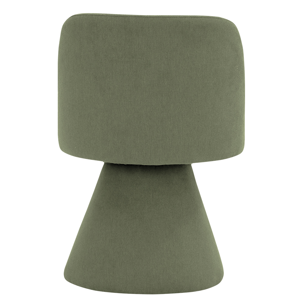 Cadeira de Jantar Liz Base Fixa Linho Verde - Nexta Casa