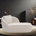 Chaise Para Sala Kaira 167cm Com Almofada Linho Bege Claro - Nexta Casa