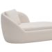 Chaise Para Sala Kaira 167cm Com Almofada Linho Bege Claro - Nexta Casa