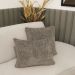 Kit 02 Almofadas Decorativas 30x45cm e 40x40cm Linhão Fendi - Nexta Casa