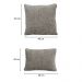 Kit 02 Almofadas Decorativas 30x45cm e 40x40cm Linhão Fendi - Nexta Casa
