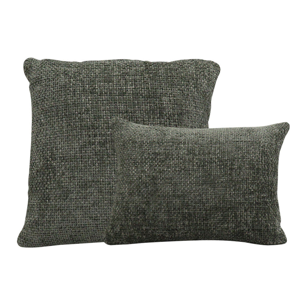 Kit 02 Almofadas Decorativas 30x45cm e 40x40cm Linhão Verde - Nexta Casa